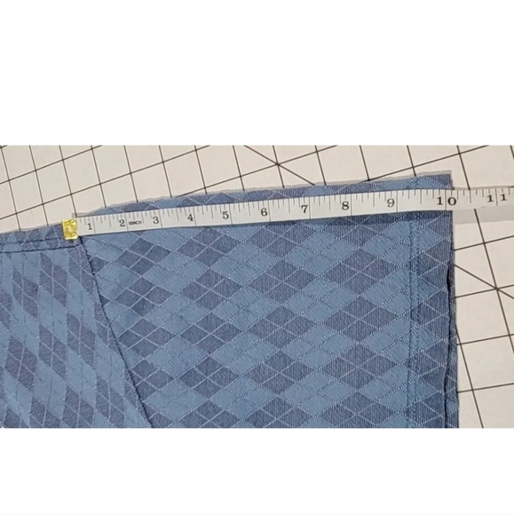 Peter Millar Golf Polo Shirt Men's L Blue Argyle-Embroidered Kaanapali Hawaii - Picture 13 of 13